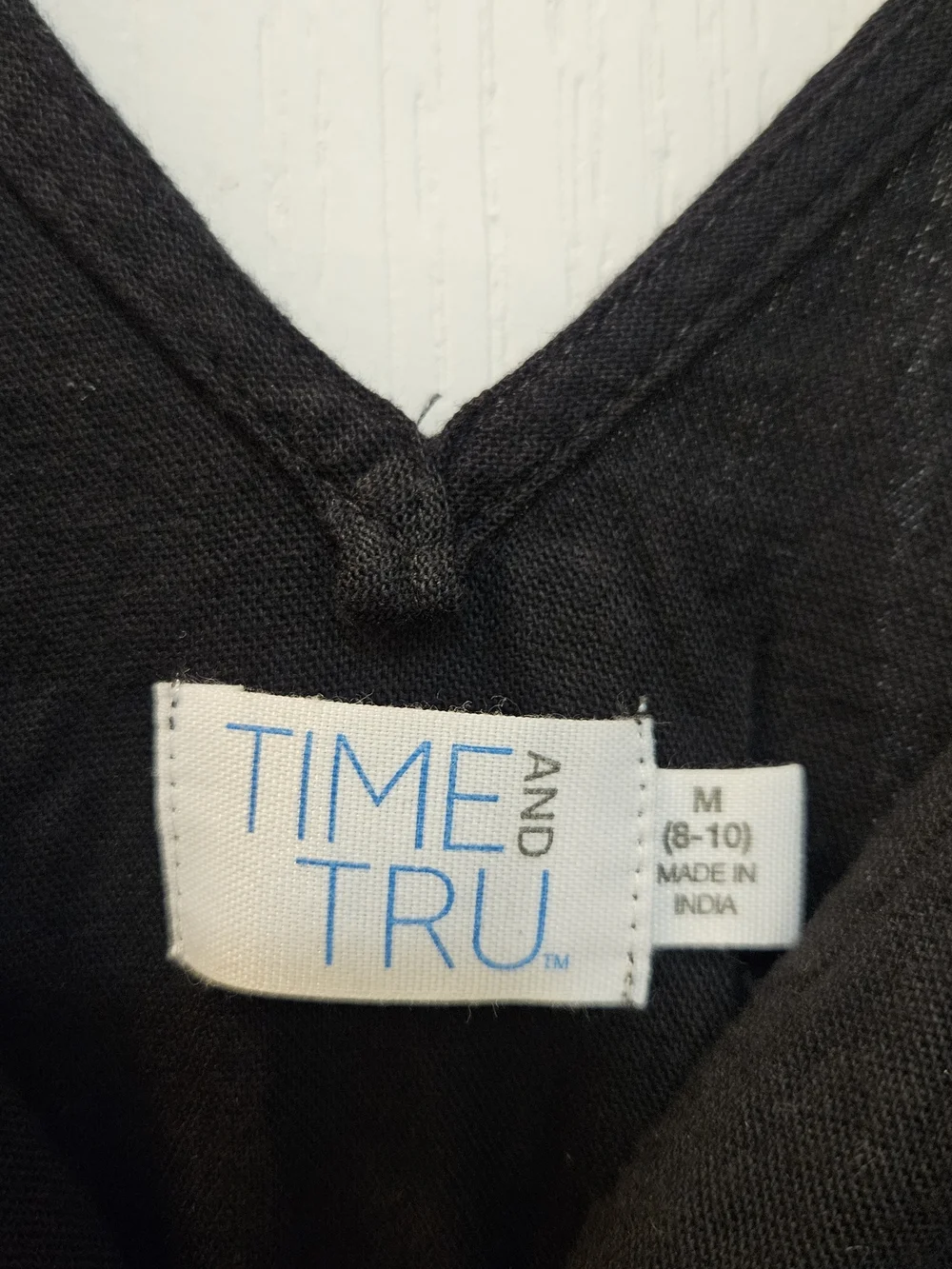 Time and Tru Women’s Sleeveless Button Down Midi Dress, Size Medium NWT